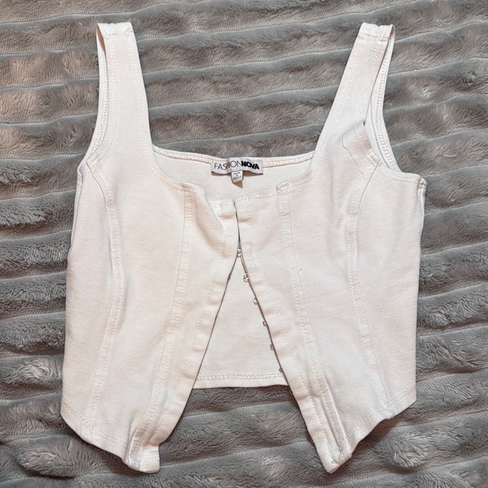 Fashion Nova Women's White Top